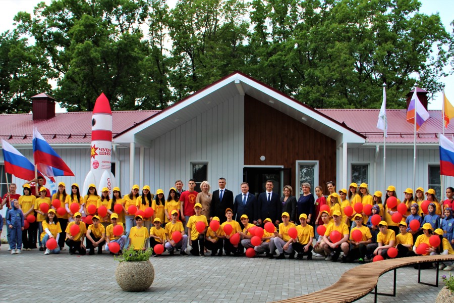 В День защиты детей состоялось открытие нового корпуса лагеря «Звездный»