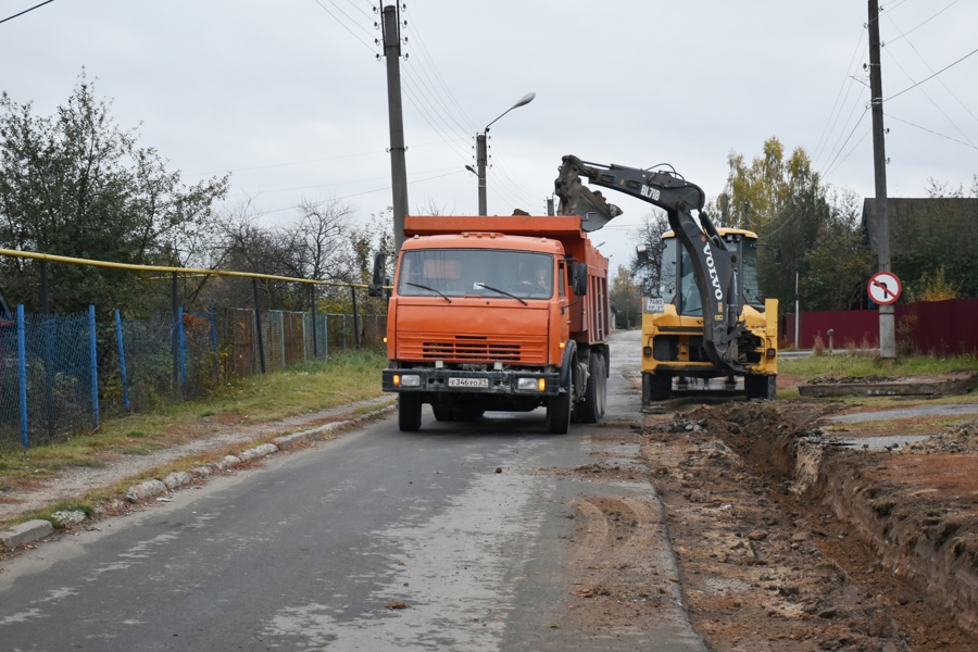 Близятся к завершению работы по благоустройству улично-дорожной сети на территории Козловского муниципального округа