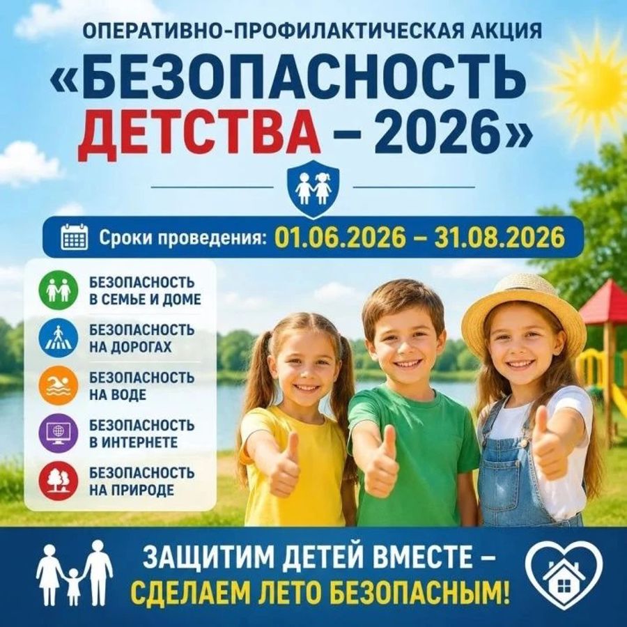 Всероссийская акция «Безопасность детства - лето»