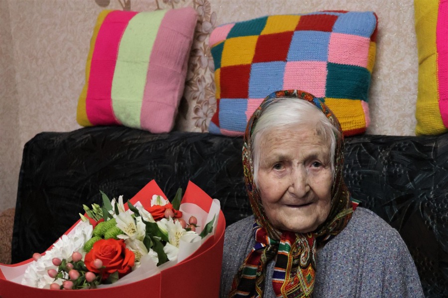 100-летний юбилей отмечает сегодня участник Великой Отечественной войны Федорова Нина Андреевна