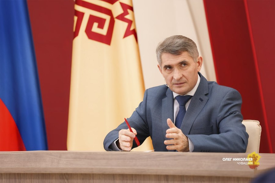 Сегодня Глава Чувашии Олег Николаев провёл ежегодную пресс-конференцию