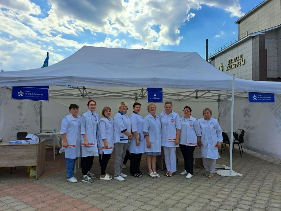 «Шаг к здоровью» продолжает работать для людей и помогает внимательнее относиться к своему здоровью