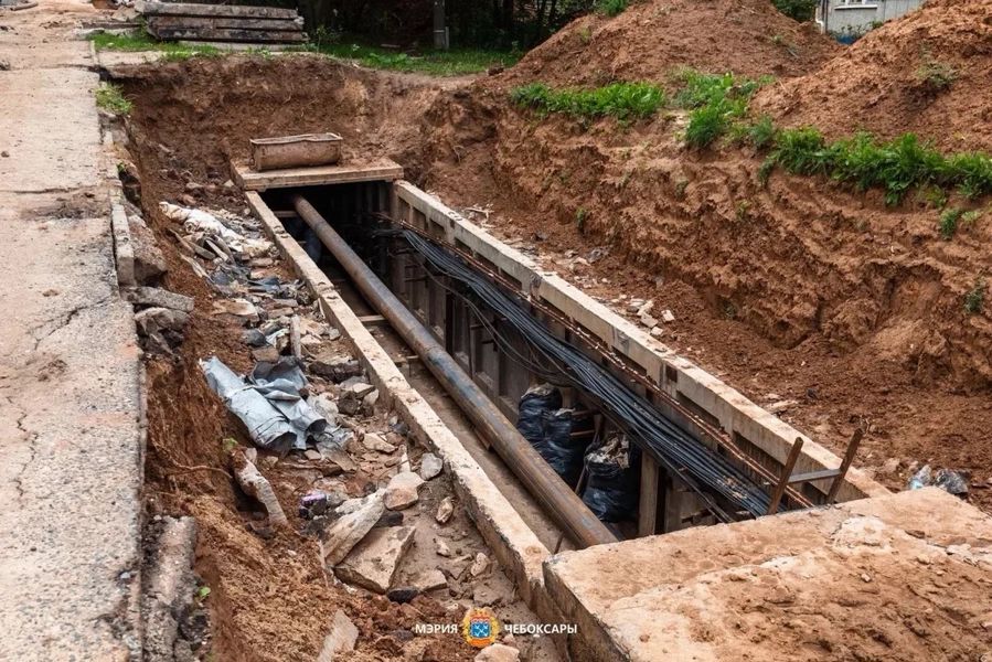 Замена тепловых сетей в Чебоксарах под особым контролем