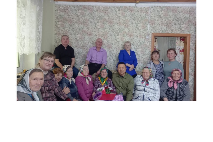 Жительница деревни Малая Таяба Зинаида Корниловна Андреева отметила 90-летний юбилей
