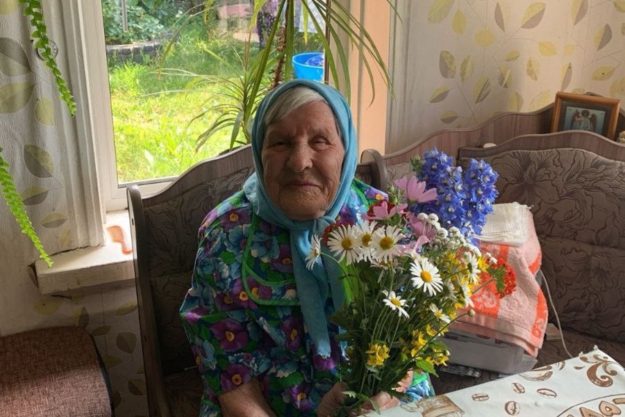 95-летний юбилей отмечает жительница села Порецкое