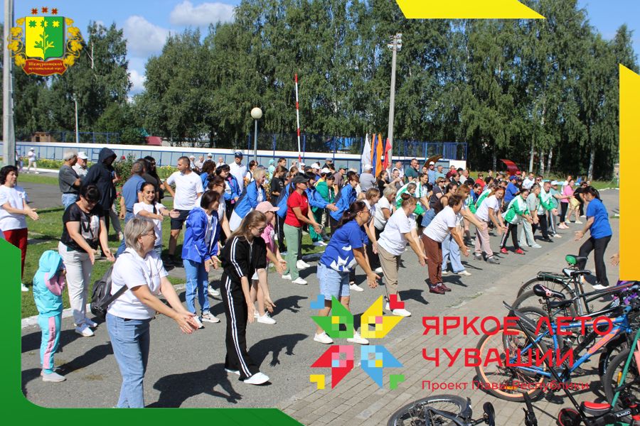 Поздравления временно исполняющего полномочия главы Шемуршинского муниципального округа Александра Сатеева с Днём физкультурника