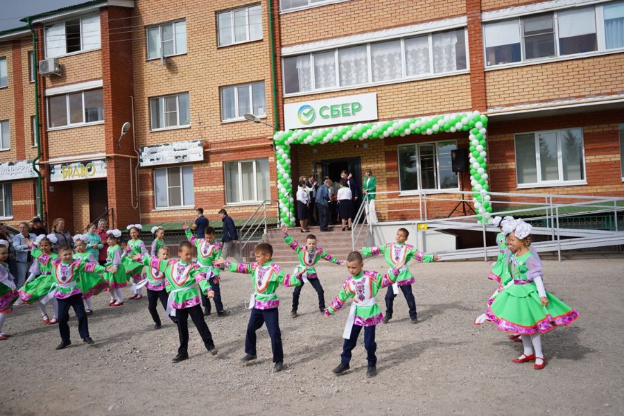 Первый среди территорий муниципальных округов Чувашии  офис Сбера нового поколения открылся в с.Батырево