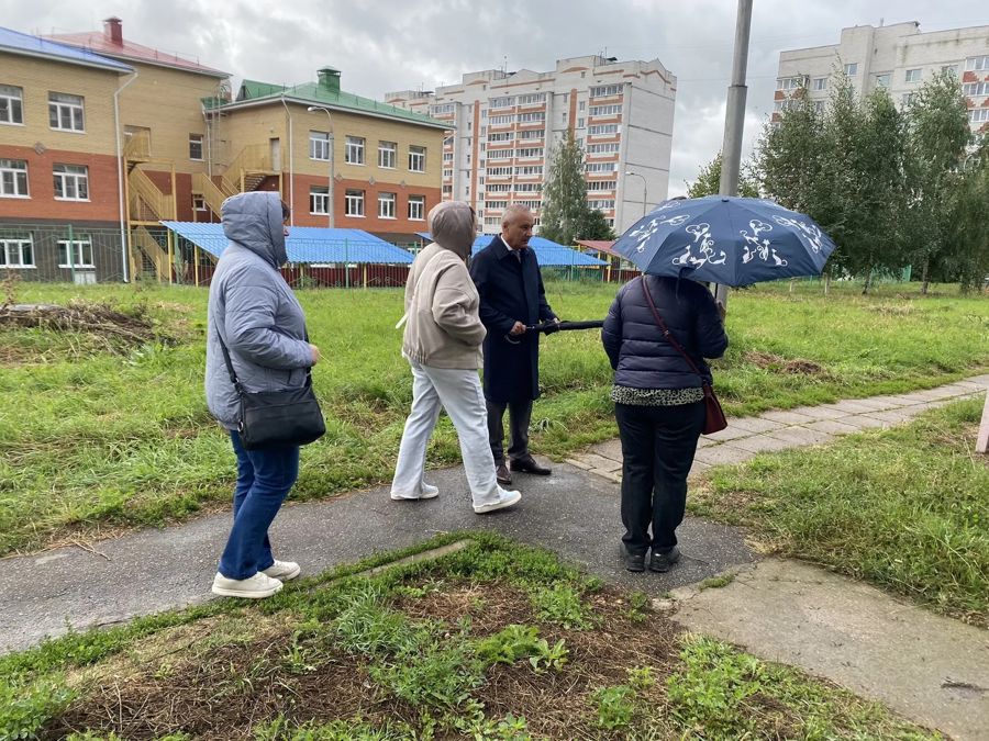 В Новочебоксарске проинспектировали благоустройство микрорайона Юраково