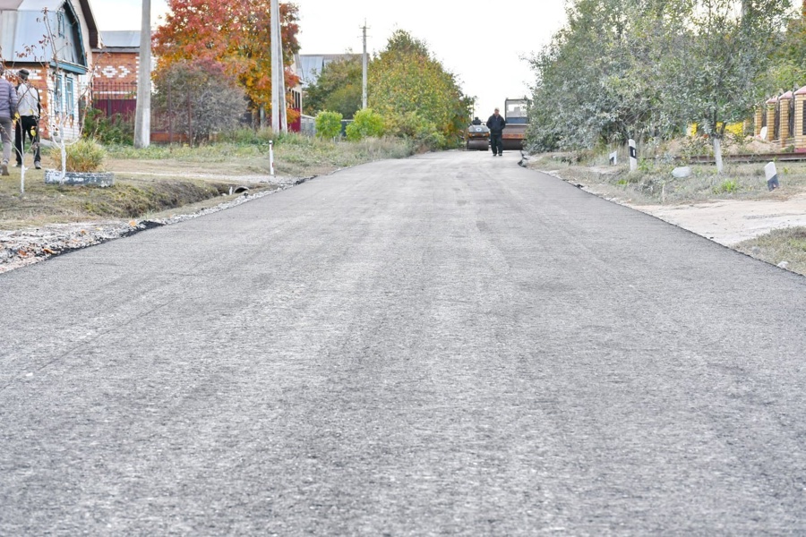По инициативному бюджетированию в селе Шыгырдан починили дорогу