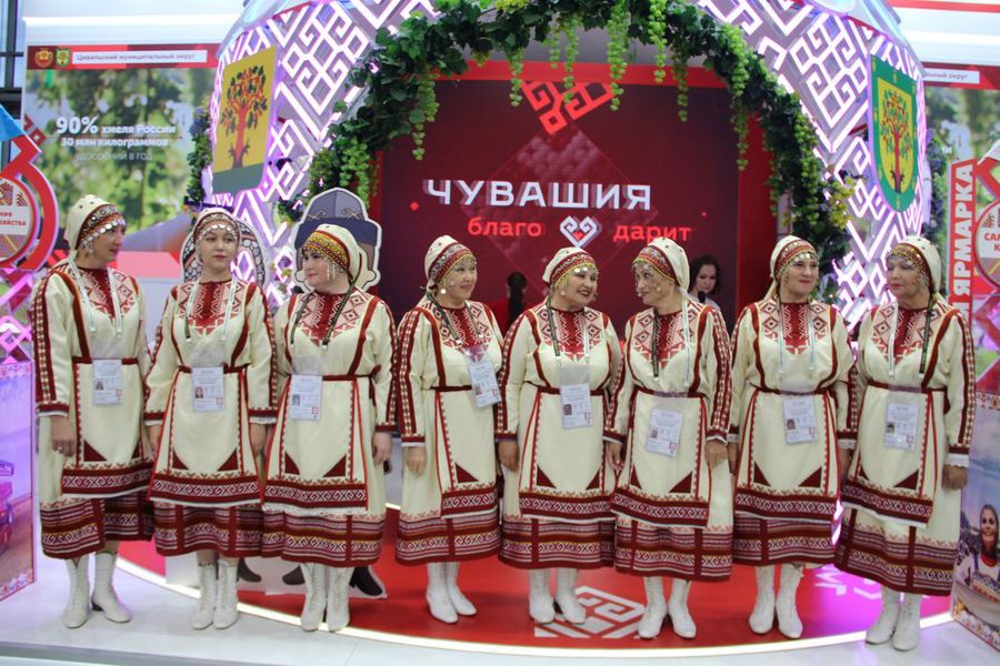 Экспозиция Цивильского округа стала настоящим украшением выставки ВДНХ в Москве