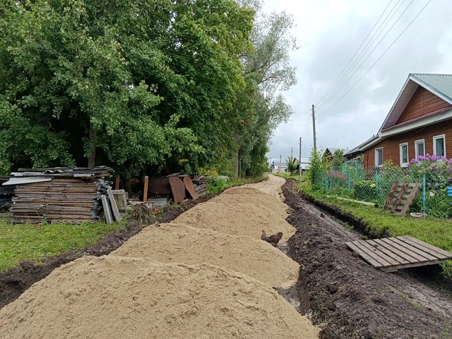 В деревне Вторые Хоршеваши ремонтируют 500 метров дорог