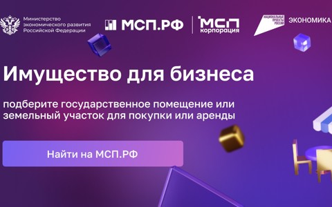 «Имущество для бизнеса» Цифровой платформы МСП.РФ