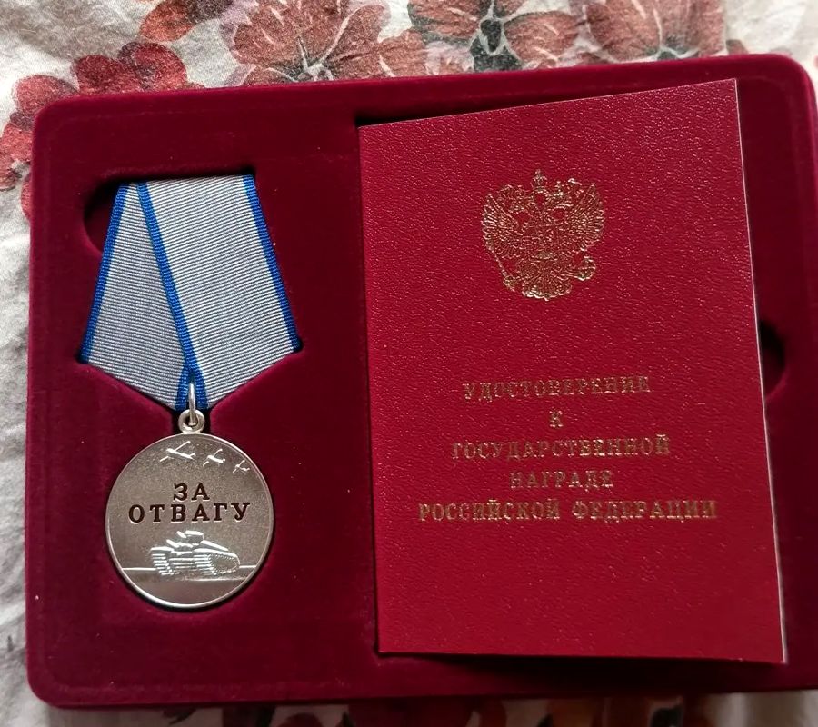 Ветеран СВО Иван Окайкин из деревни Шоля награждён медалью «За отвагу»