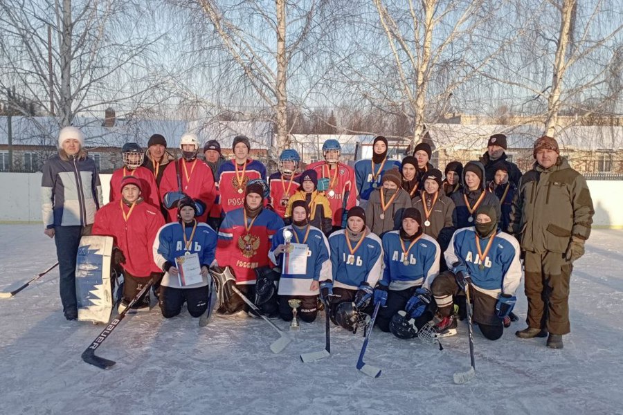 В Янтиковском муниципальном округе прошел муниципальный этап соревнований юных хоккеистов «Золотая шайба»