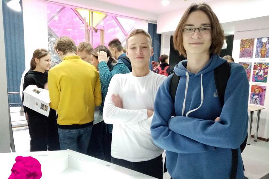 Арт-квест «В гостях у лешего» Национальной библиотеки посетили учащиеся школы г.Новочебоксарска