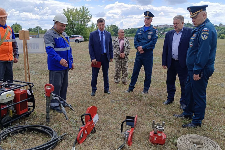 Заместитель председателя ГКЧС Чувашии принял участие в командно-штабных учениях спасательных служб в Порецком муниципальном округе