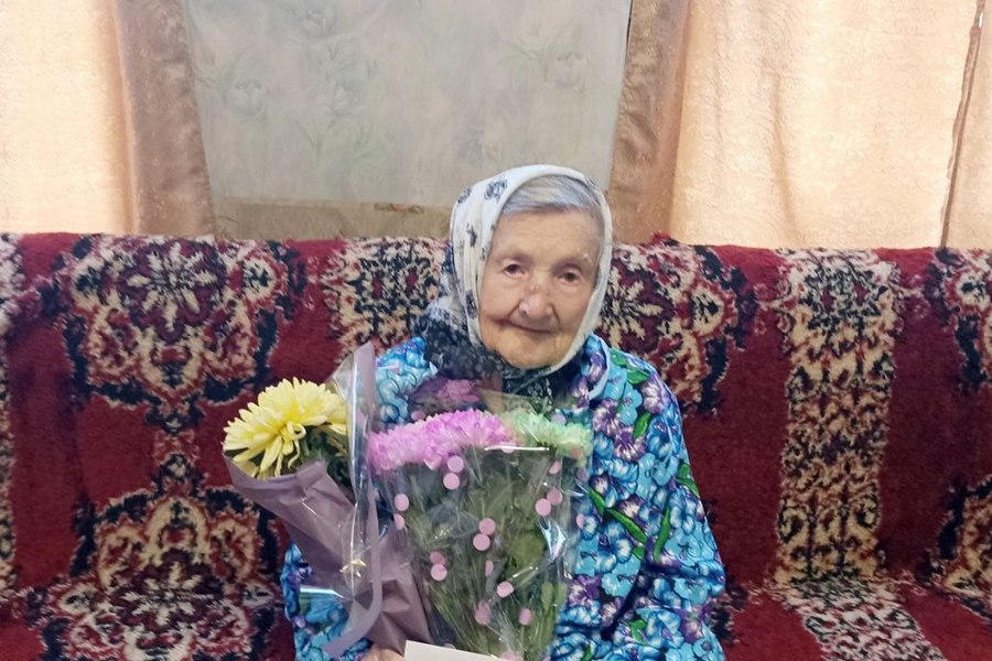 Долгожительнице  города Шумерля, Соловьевой Анне Дмитриевне, исполнилось 95 лет