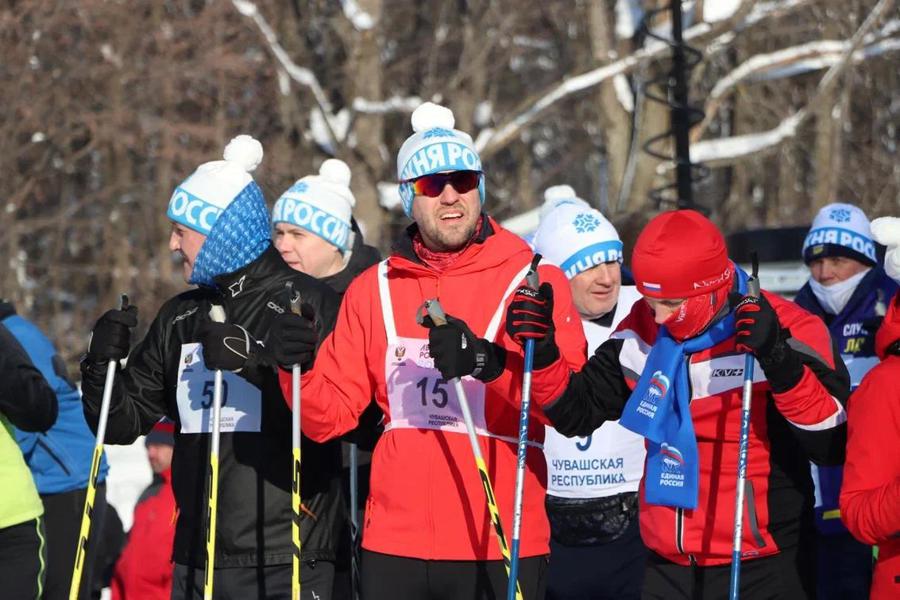 В Чебоксарах прошла Всероссийская массовая гонка «Лыжня России-2024»