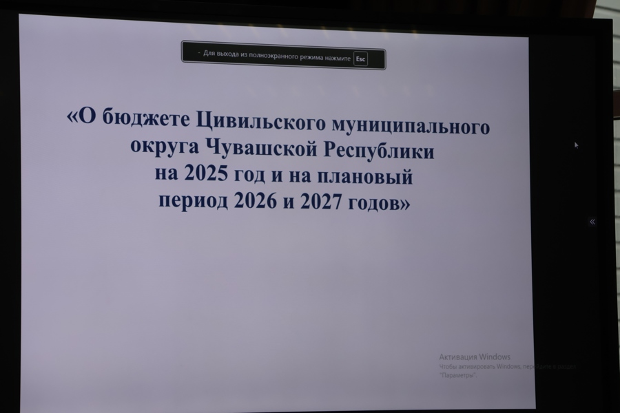 Бюджет Цивильского округа принят с учетом расходов на реализацию новых национальных проектов