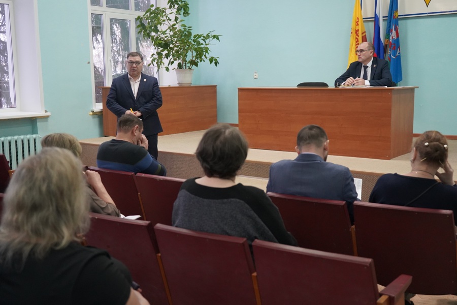 Рабочее совещание при главе Мариинско-Посадского округа