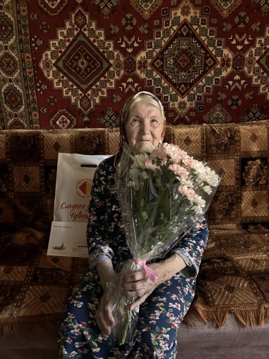 96 лет исполнилось жительнице Канаша Галерии Пузыревой