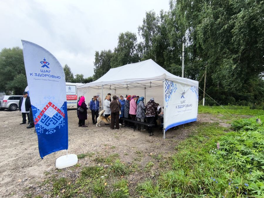 В деревне Новые Чукалы прошёл выездной приём врачей в рамках проекта «Шаг к здоровью»
