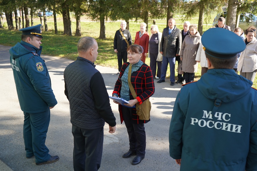 В Мариинско-Посадском округе идет штабная тренировка по гражданской обороне