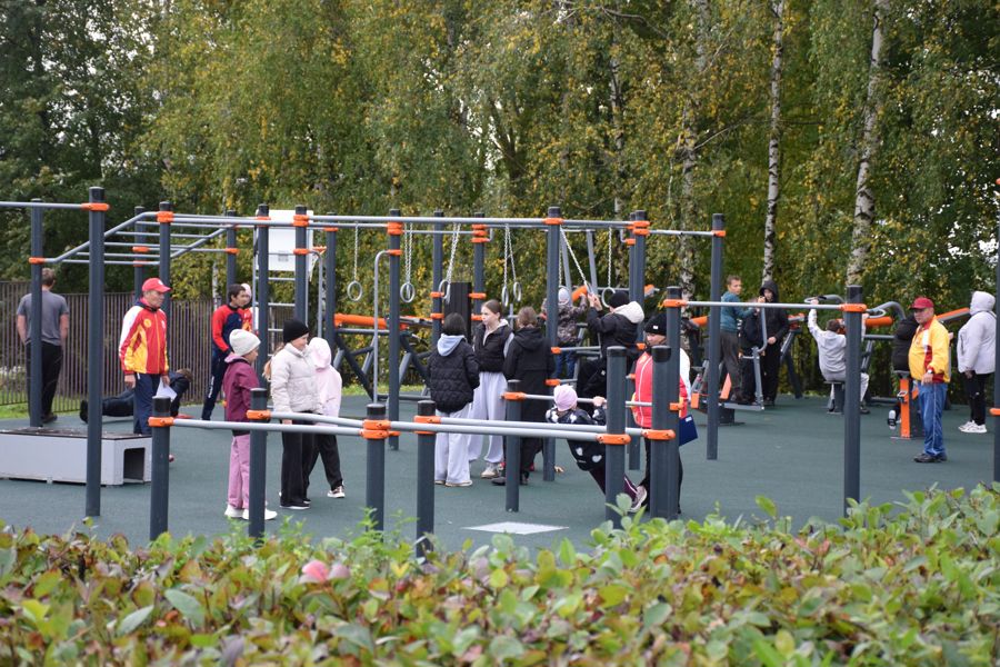 В Питеркинской школе открылась современная площадка для подготовки и сдачи нормативов комплекса ГТО