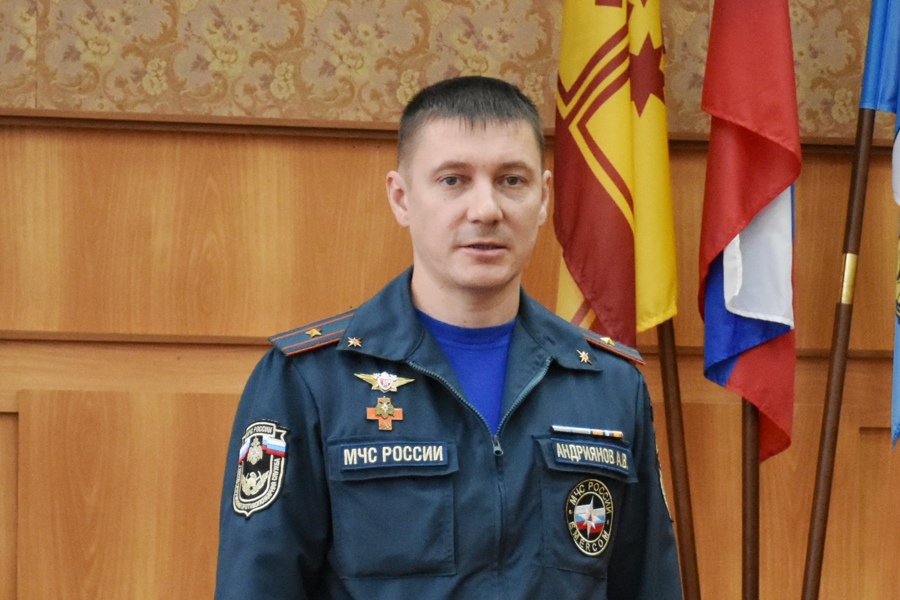 Александр Андриянов – начальник 30 пожарно-спасательной части