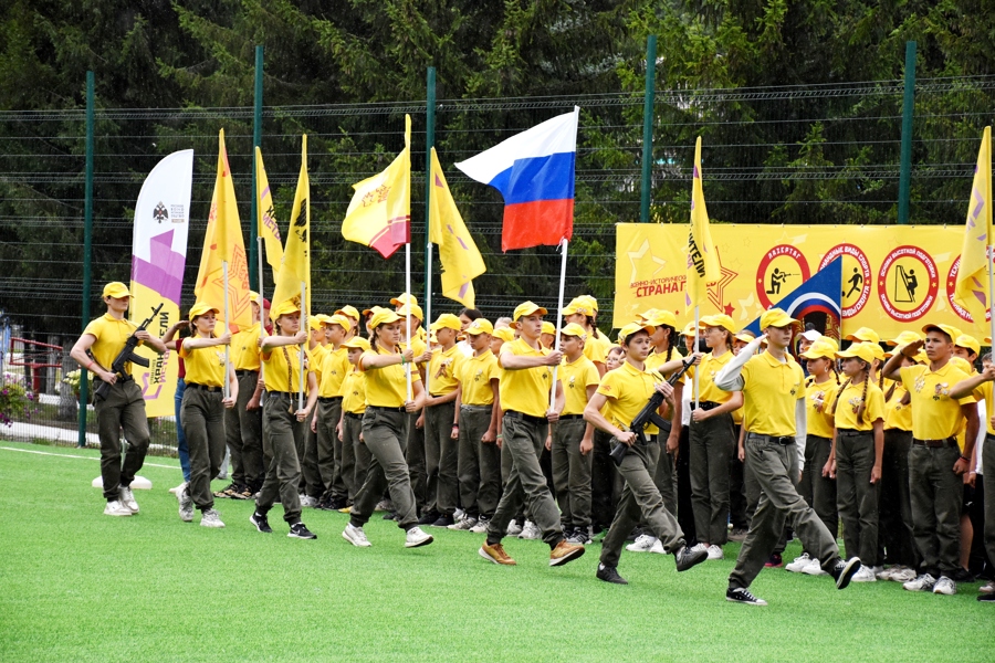 Военно-исторический лагерь «Страна Героев». Закрытие 1-й смены