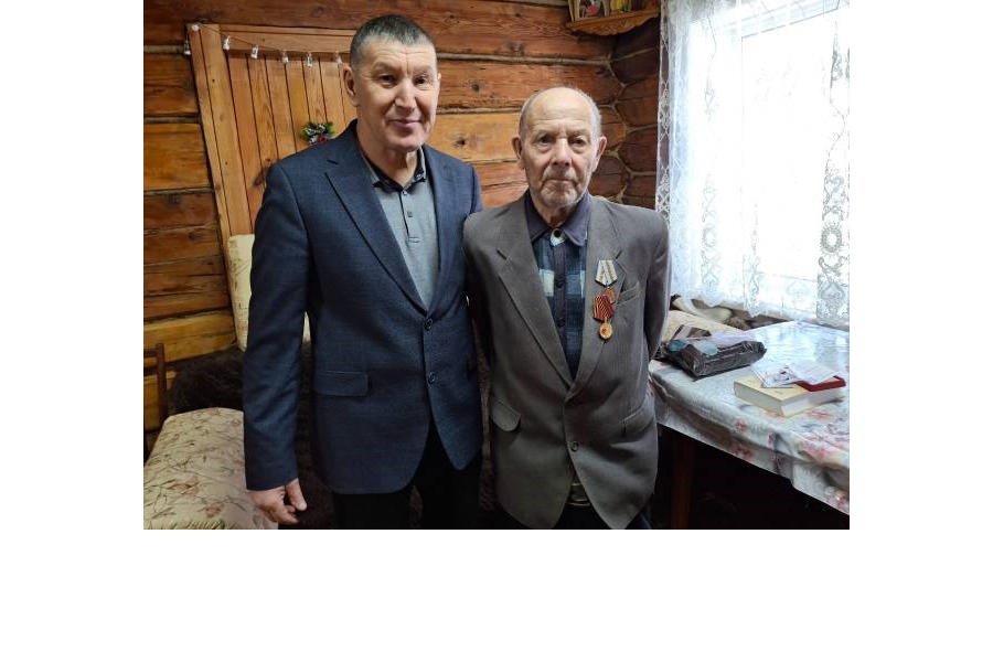 Вручение юбилейных медалей труженикам тыла в Лащ-Таябинском территориальном отделе