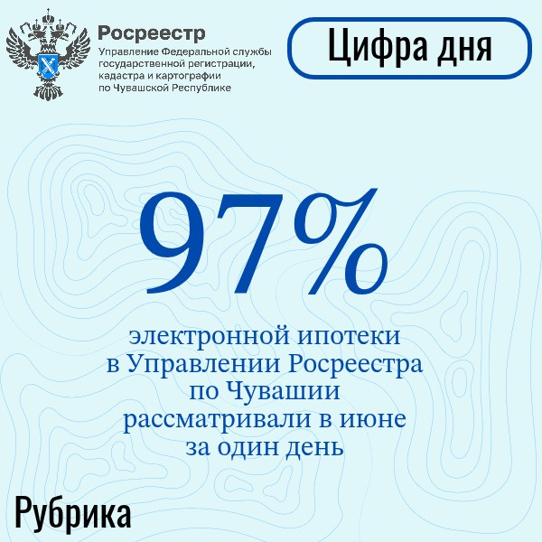 Цифра дня от Росреестра Чувашии