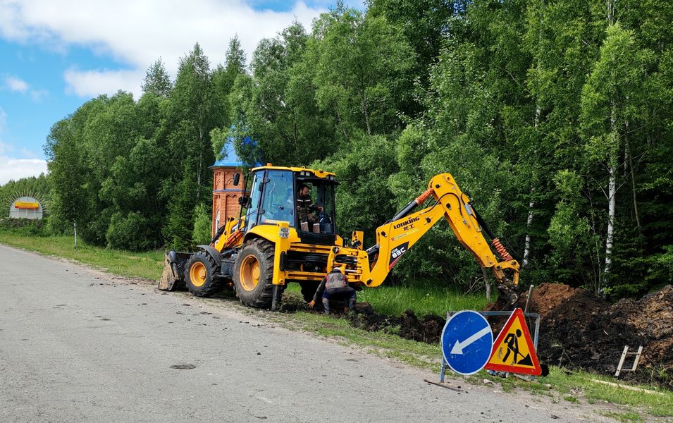 В селе Лащ-Таяба  стартовали работы по благоустройству