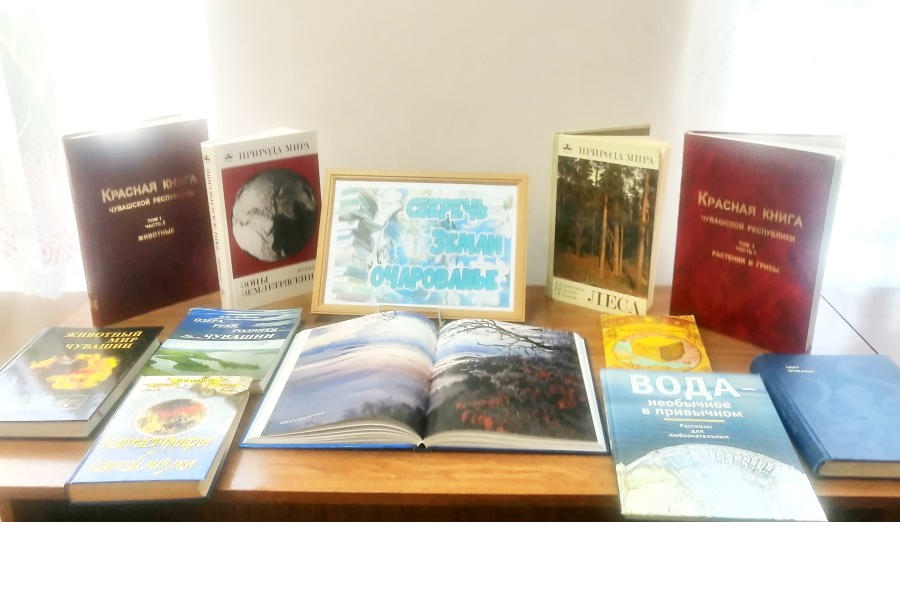 Выставка книг «Сберечь земли очарованье» к Всемирному Дню Земли