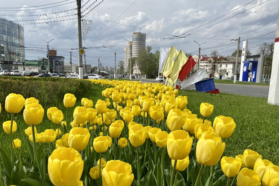 Чебоксары встречают Первомай