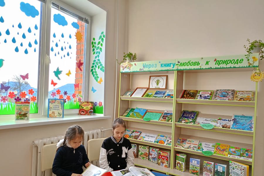 В Аликовской детской библиотеке оформлена тематическая книжная выставка «Через книгу - любовь к природе».