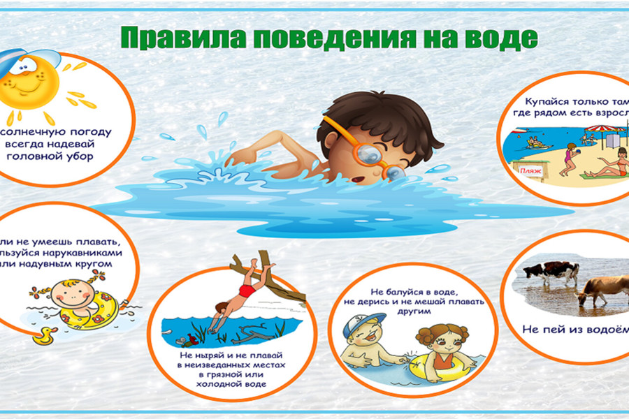 Правила безопасности на воде летом
