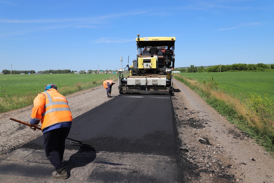 Завершен ремонт автомобильной дороги Яльчики - Малая Таяба