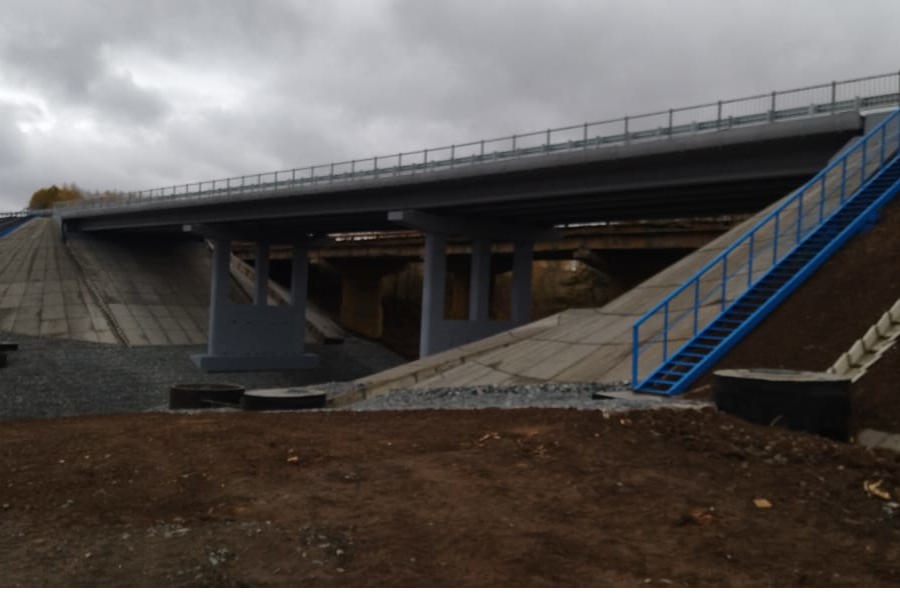 В Чувашии завершили ремонт моста через реку Шатьма