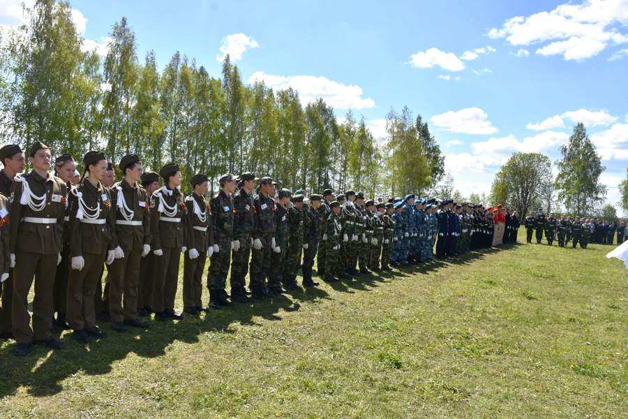 В Аликовском муниципальном округе стартовали юбилейные 55-ые юнармейские игры «Зарница» и «Орленок»