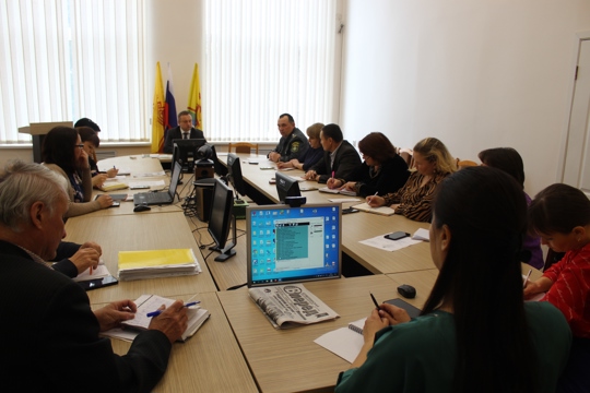 Плановое совещание Управления по благоустройству и развитию территорий Шумерлинского муниципального округа