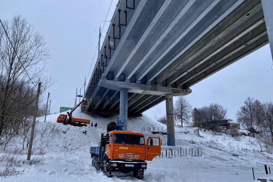 Капремонт Октябрьского моста в Чебоксарах вступил в активную фазу