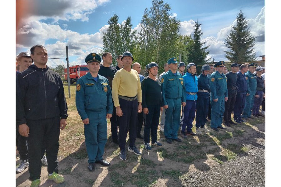 В Батырево  проходят соревнования по пожарно-спасательному спорту