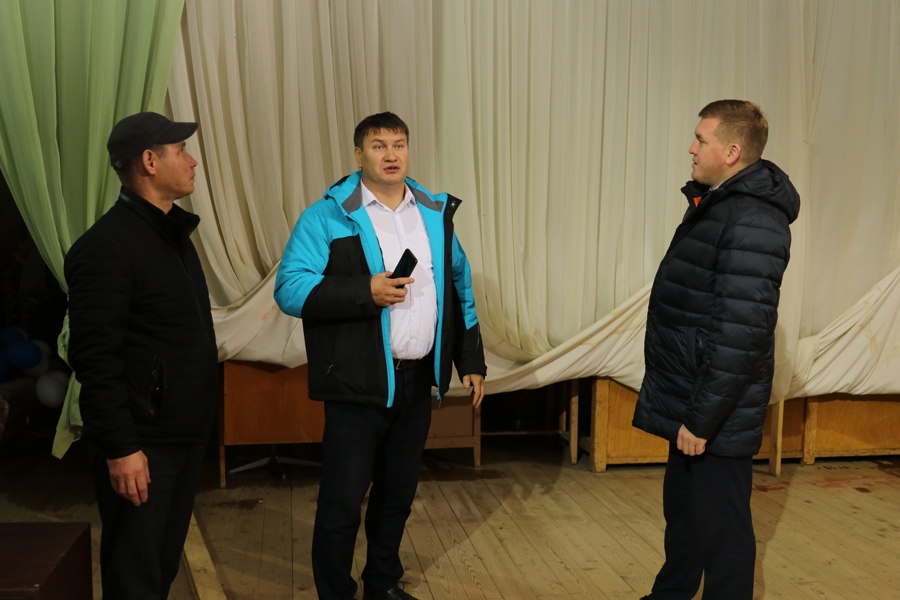 Врип главы Чебоксарского муниципального округа посетил Кшаушский центральный сельский дом культуры