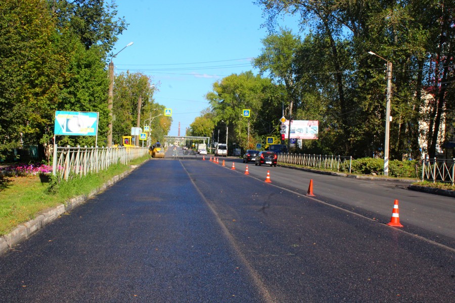 По улице Пушкина завершился ремонт участка автодороги от улицы Московская до улицы 30 лет Победы