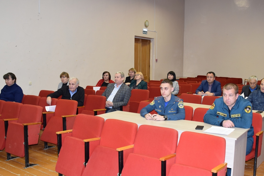 Состоялось заседание комиссии по предупреждению и ликвидации чрезвычайных ситуаций и обеспечению пожарной безопасности Моргаушского муниципального округа