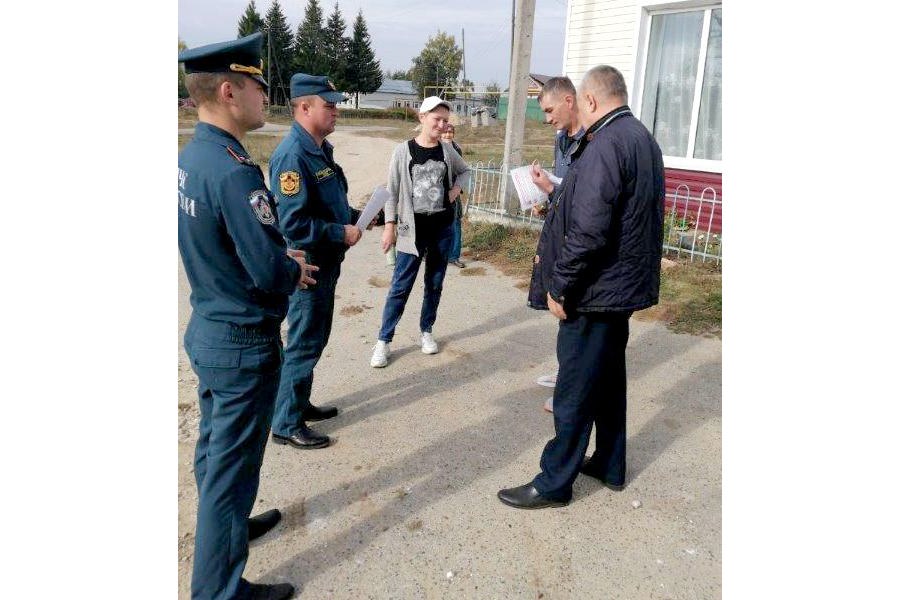 Состоялся профилактический рейд по пожарной безопасности в населенных пунктах Пандиковского территориального отдела