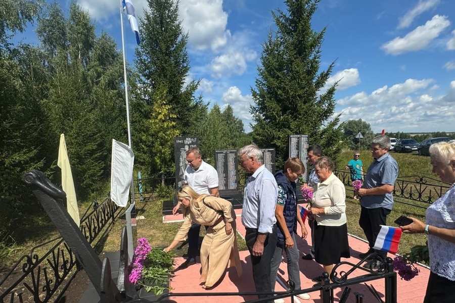 Торжественное открытие «Якоря» – мемориала морской доблести в д. Лесные Туваны