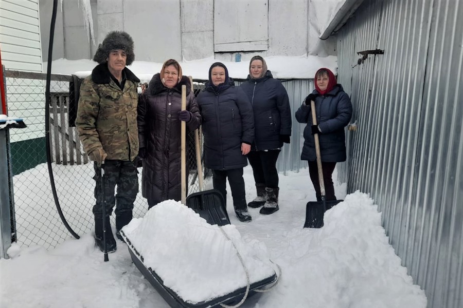 В Урмарах проводится акция «Снежный десант»