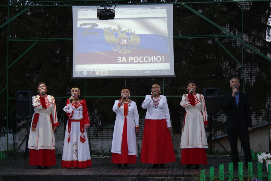 24 июля в д. Чадукасы состоялся концерт «За Россию»